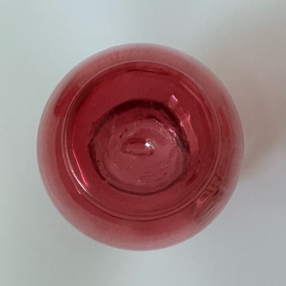 Antique Cranberry Glass Jug - Picture 2 of 7